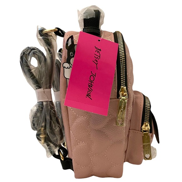 Betsey Johnson Mini Backpack & Card Case Boxed Set - Picture 5 of 15